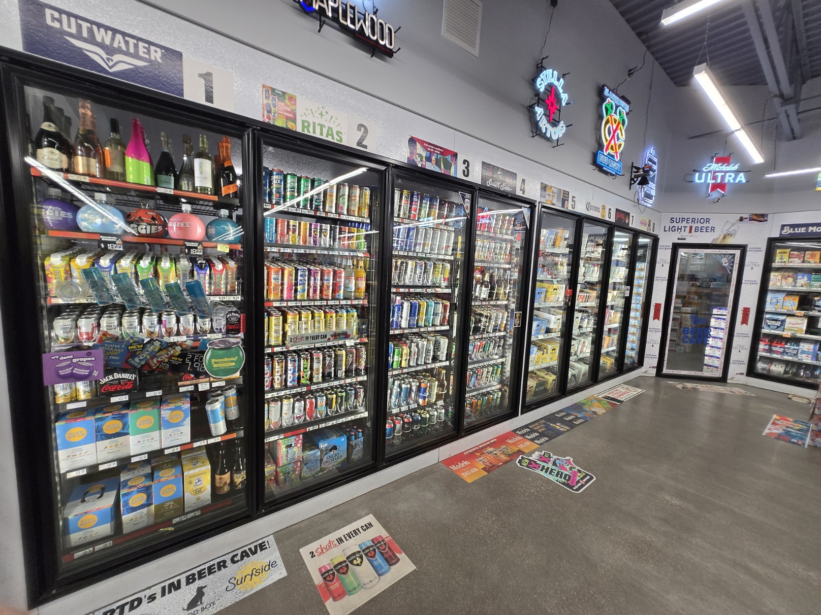 Beer section